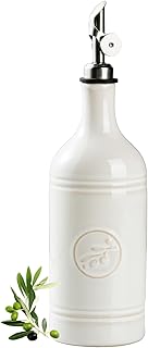 Olive Oil Dispenser Bottle with Spout, 18 oz Ceramic Oil Dispensers for ...