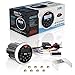 BOSS Audio Systems MGR350B Marine Boat Stereo Gauge Receiver – Bluetooth Head Unit, No CD DVD Player, Built-in 4 Channel Amplifier, Weatherproof, USB, USB Charging