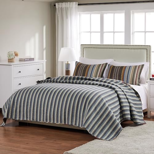 Greenland Home Durango 100% Cotton Reversible Quilt Set, 2-Piece Twin/XL, Earth by Greenland Home Fashions - Image 2