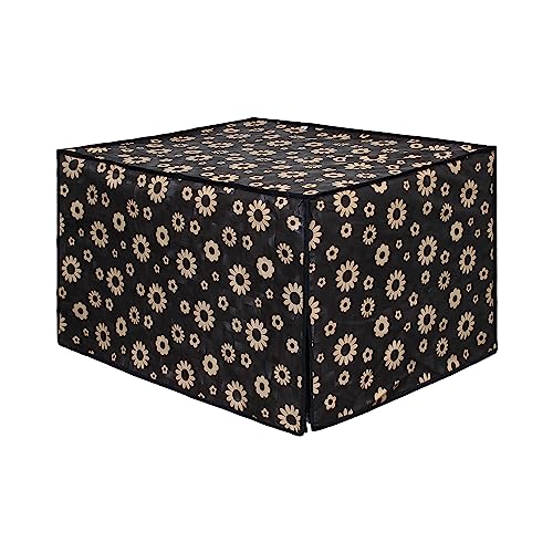 Image of DREAM KING Stylish Design & Printed Microwave Oven Cover Full Closure |waterproof & Dustproof Oven Cover Suitable for All Models - Multicolour SA35