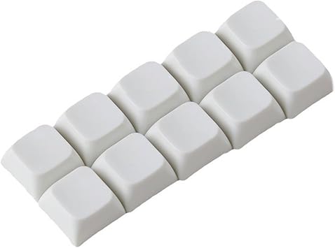 Ceramic Resin Key Cap Personality Cherry Profile Gaming Mechanical Keyboard Key Cap Replacement White Key Cap