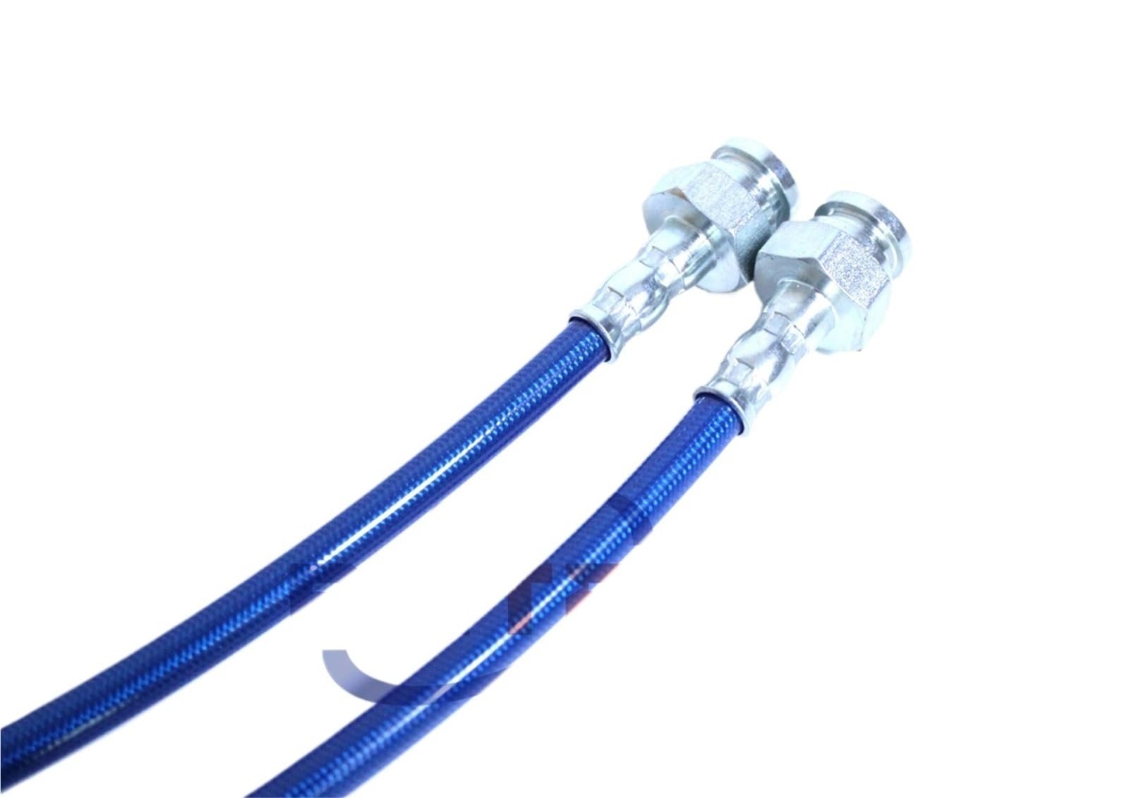 rura hamulcowa Przewody hamulcowe w oplocie ze stali nierdzewnej pasujące do Nissana 240SX S13 1989-1994 1990 192 94 95 96(Blue)