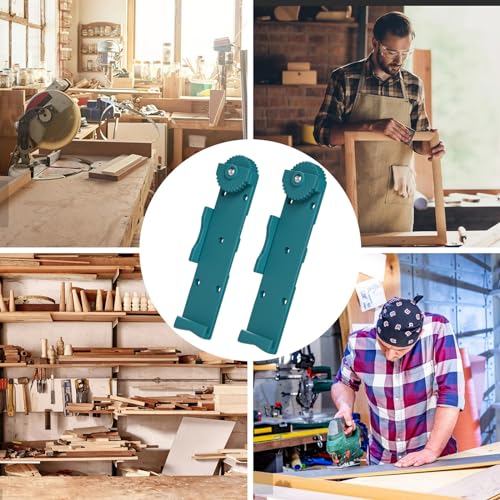 Führungsschienen-Wandhalterungen Kompatibel für Makita, Wandbefestigungen für Trockenbauwände, blanke Wände und Paneele an Garagentoren oder Anhängerwänden - 2er Set(black)