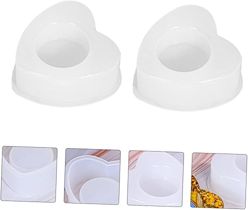 Miniatura 5 de TEHAUX 6 moldes para velas de resina, moldes de fabricación de jabón, moldes de resina para portavelas de resina, portavelas de resina, moldes de