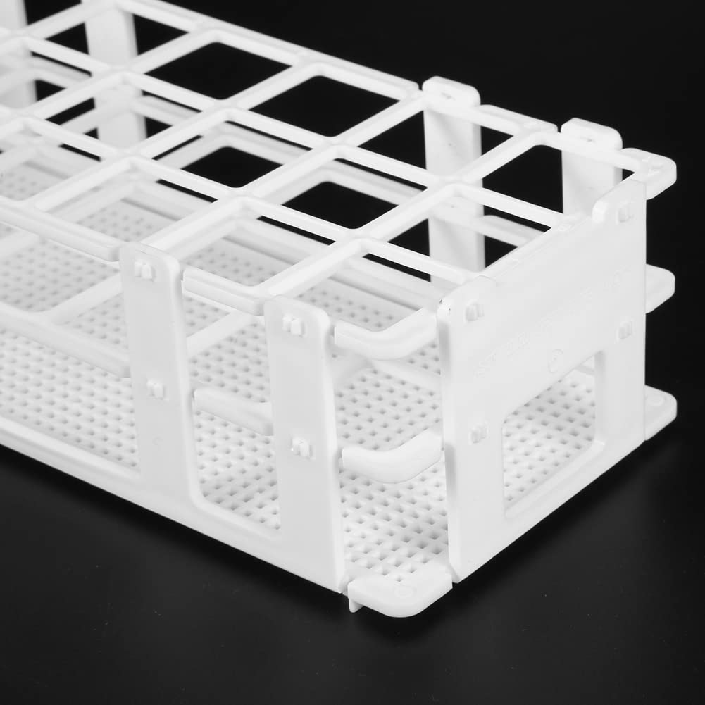 9 Confezioni di Rack plastica, Supporto per Rack per provette da Laboratorio a 21 Fori per provette da 30 mm,