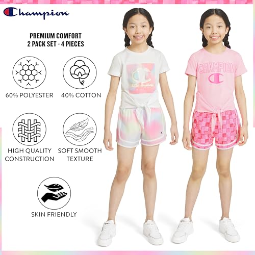 Image of Champion girls Champion Girls Athletic Short Sets