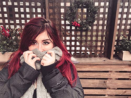 Funky Junque Women's Soft Warm Winter Knit Scarf Wrap Shawl - Mother's Day Gift - Tie Dye & Chenille Collection 5