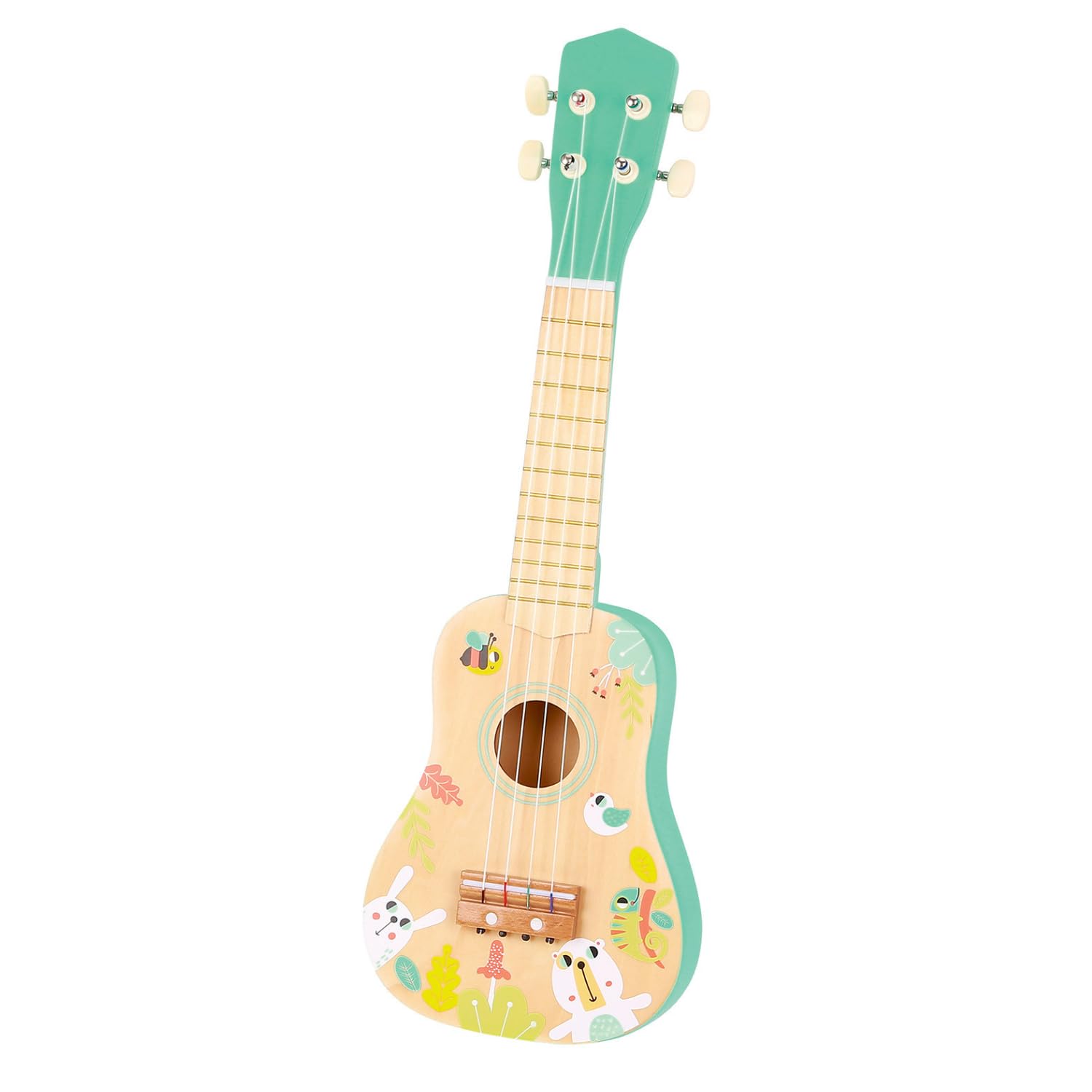 Momo Kids® Ukelele Guitarra Infantil | Instrumento Musical Infantil Montessori de Madera para el Desarrollo sensorial, Musical y Creativo| | Juguetes Educativos 3 años, Juguetes Niños 3 Años