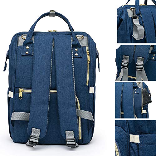 Bolsa Mochila Maternidade Madami Original Multifuncional Espaçosa C/Gancho para carrinho e Trocador