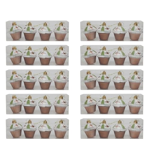 Pendentif Cupcake Noël : Ornement Suspendu pour Déco Maison