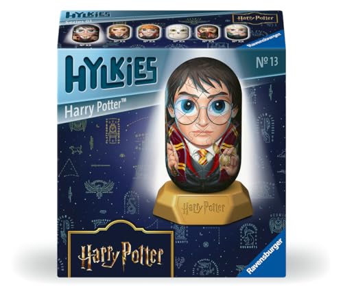 Ravensburger - Puzzle 3D Hylkies - Édition Harry Potter - Figurine n°13 Harry Potter - Adultes et Enfants - 54 pièces numérotées à Assembler sans Colle - Support Inclus - 12008000