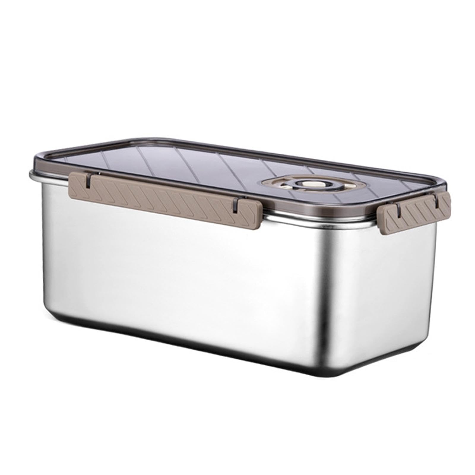 Caja de Almacenamiento de Alimentos, Caja de Almacenamiento de Alimentos, Organizador para Nevera con Tapa, Contenedor de preparación para encimera, Multi, 3,5 L (Multi 5,8 L)