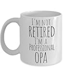 Opa Mug for German Grandpa Grandfather Fathers - 11oz Coffee Mug - For Retired Opa - Stocking Stuffer - Birthday Retirement - From Granddaughter Grandson Grandkids