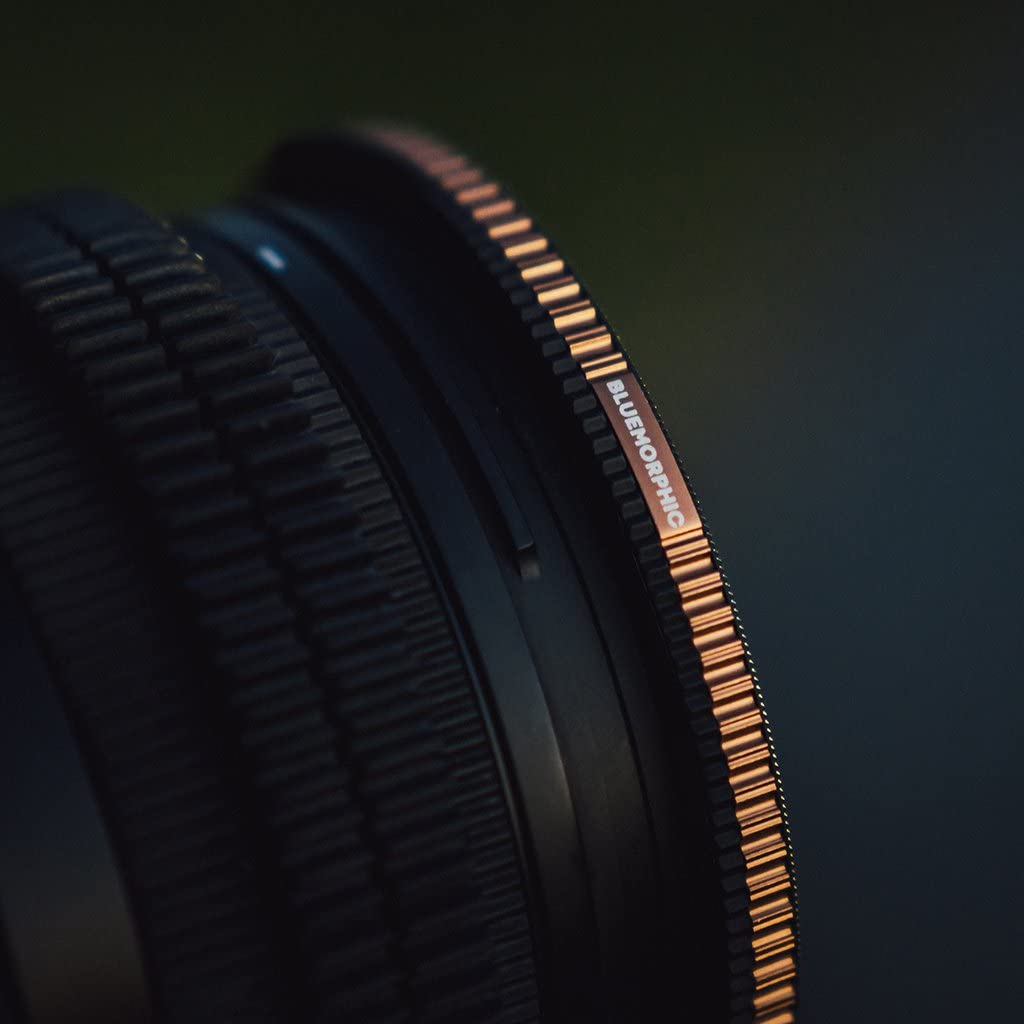 PolarPro - QuartzLine FX - BlueMorphic - Filter - 82mm - Schlierenfilter - anamorphotischer Schliereneffekt - Messingrahmen - Kratzfeste/ölabweisende/hydrophobe Beschichtung