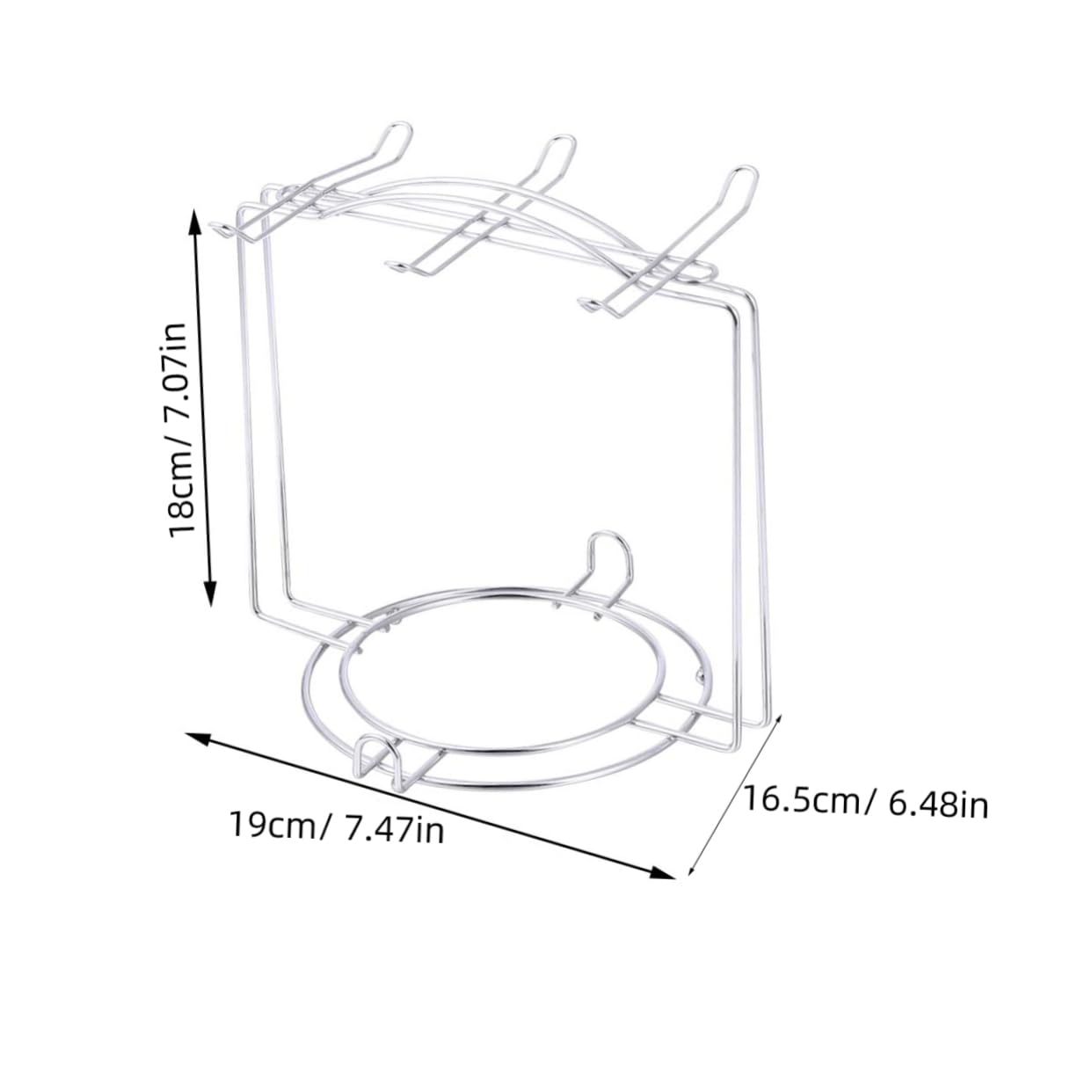 Hemobllo Cup Plate Organizer Mug Holder for Cups Plates Versatile Kitchen Cabinet Counter Shelf Storage Professional Design