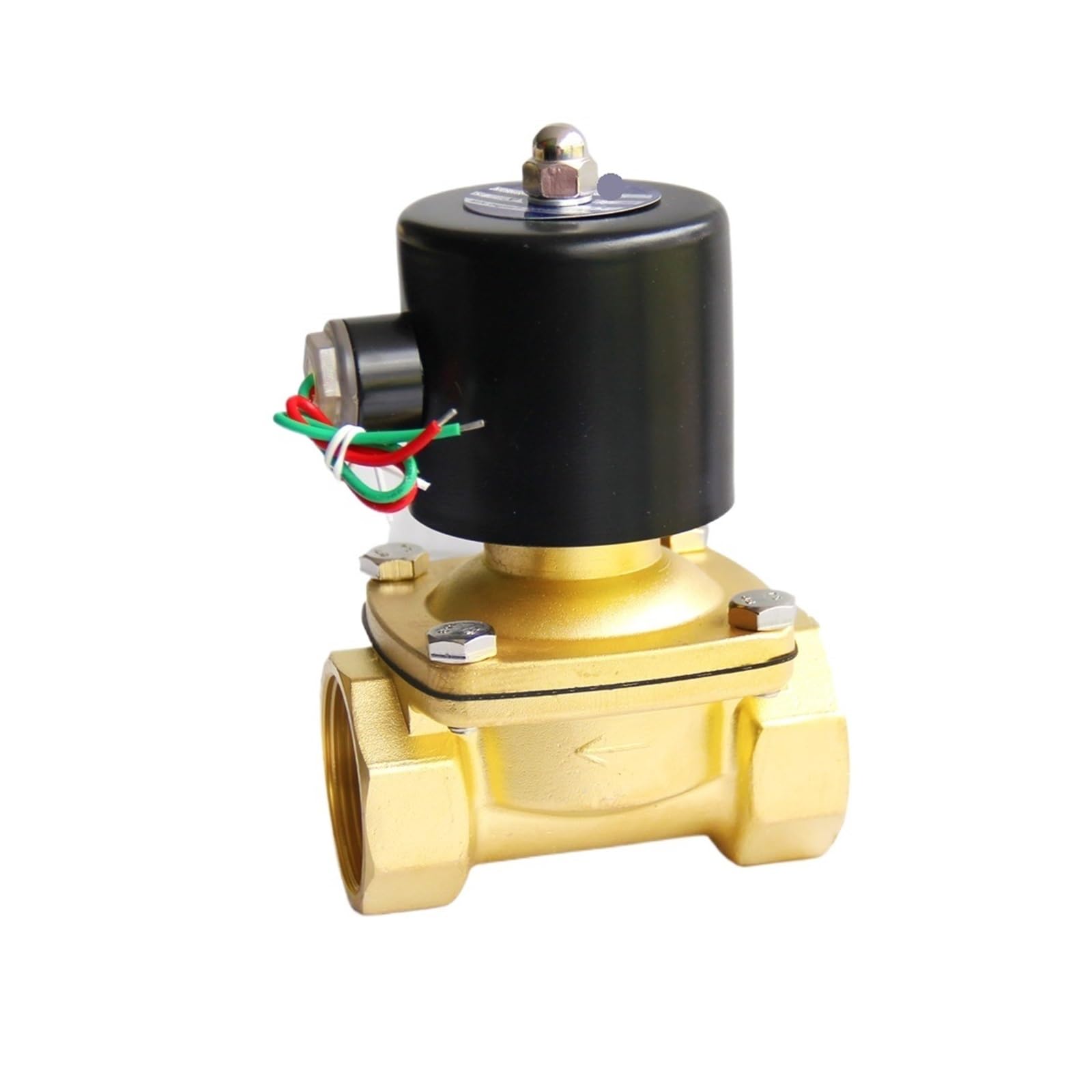 Électrovanne d'eau DN25 1 pouce 220V CA en laiton normalement fermée 2W-250-25