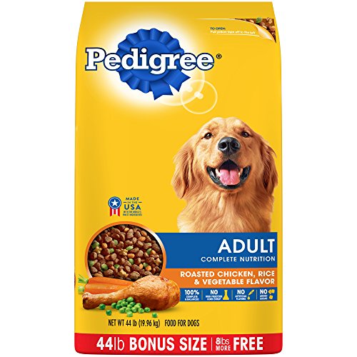 Pedigree Adult Roasted Chicken Rice & Vegetable Flavor Dry Dog Food 44 Pounds