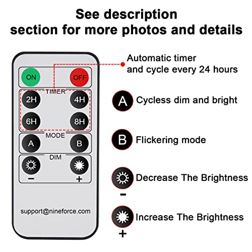 Image of 10 Pack Flameless Taper Candles with Remote /Timer & Suction Cup, Battery Operated Flickering LED Window Candles, Vintage Christmas Electric Fake Candlesticks, White Holder