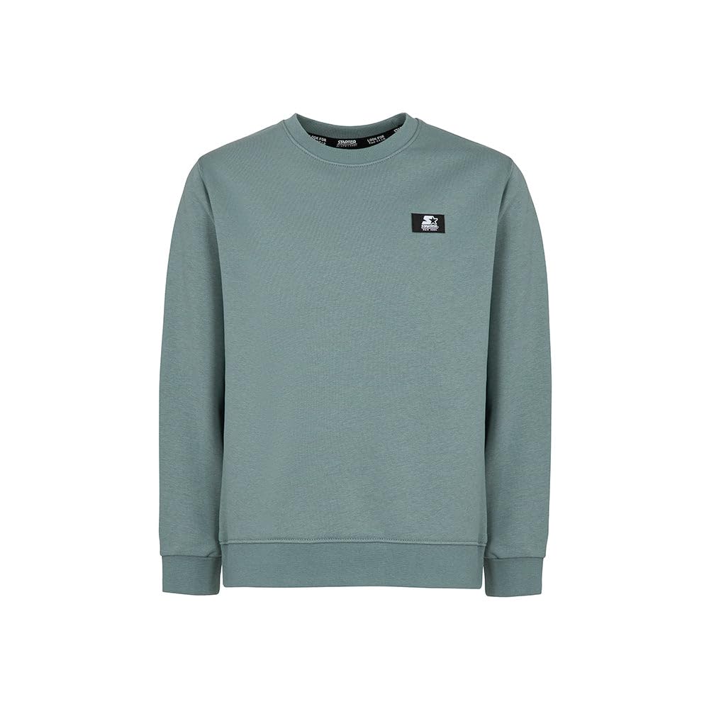 STARTER, Felpa Girocollo Iconic con Etichetta Egeo, Unisex