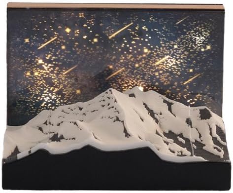 2025 3D Calendar, Mt. Everest 3D Sticky Note, Creative Desk Calendar Diy Notes Notepad, Paper Carving Sticky Calendar, Craft Desktop Decoration Sculpture Gift,School,Home,Office