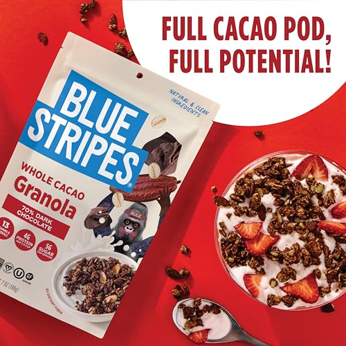 7-Oz Blue Stripes 70% Dark Chocolate Whole Cacao Granola 4.89 + Free Shipping w/ Prime or on 35+ + 30% Off - image 5