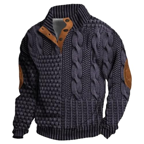 Chemise en velours côtelé homme violette grande taille 3XL à manches longues HERTL