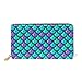 Produktbild XCNGG Fisch Meerjungfrau Waage Leder Geldbörse Nettes Mädchen Reißverschluss Clutch Geldbörse