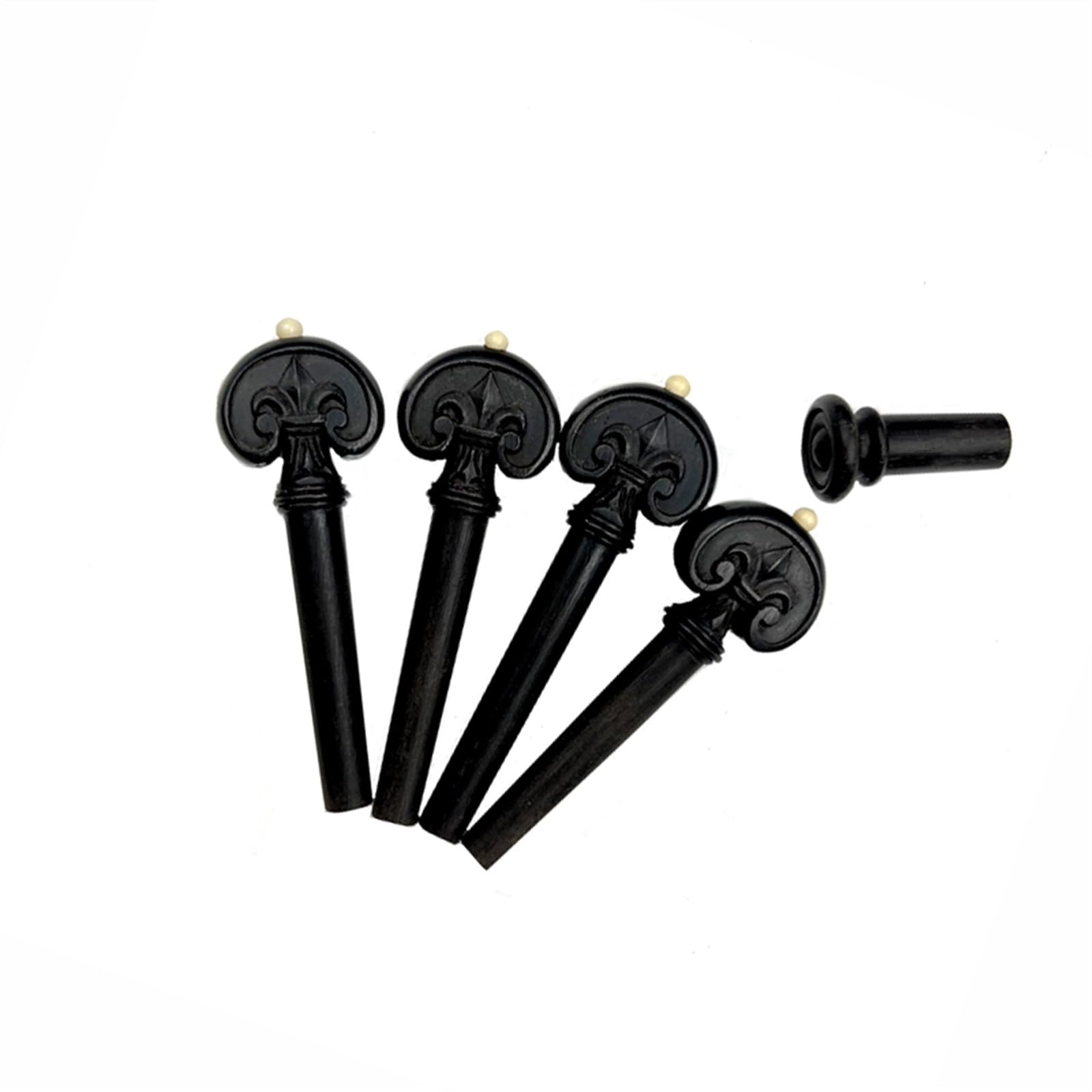 Accesorios Para Violín Un Juego De Clavijas De Afinación Para Violín Clavijas De Ébano Accesorios Para Violín Con Cordal