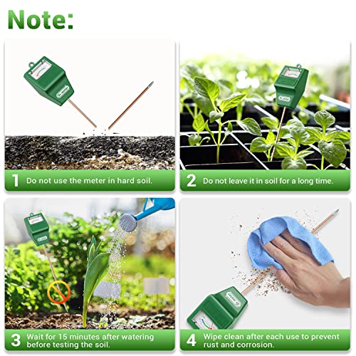 Dr.meter Hygrometer Moisture Sensor for Garden