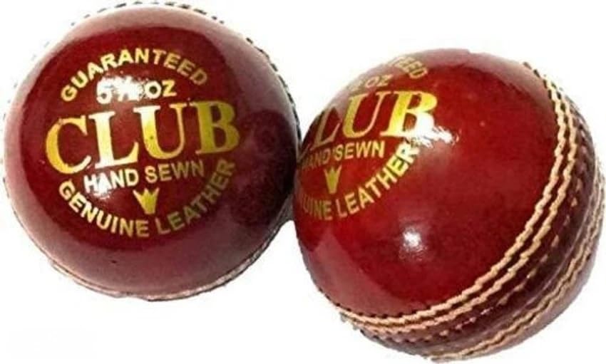 Red Cricket Leather Balls | Pack of 2 | Cricket Balls for Practice | Red-image-0