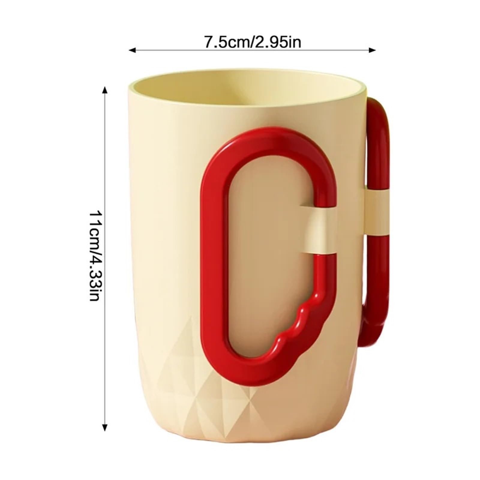 2 Piezas Vaso for Cepillo de Dientes Color sólido para Baño