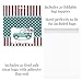 Amanda Creation All American Celebration Happy 4th of July Bag Toppers for Party Favor Treat Bags, Set of 20 Bag Toppers With 20 Self-Adhesive Bags Also Included
