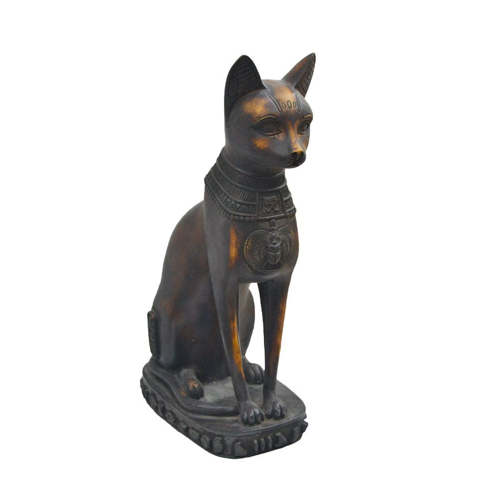 Bastet Egyptian Figurine Handmade in Egypt represents the Goddess of Home, Maternity and Pleasure