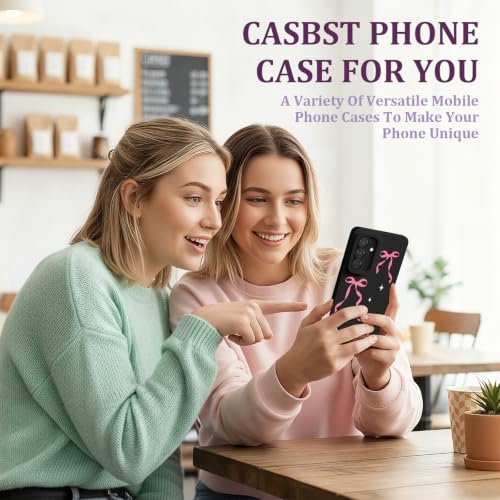 CASBST for Galaxy A36 5G Phone Case, Printed Silicone, Bowknot - image 7