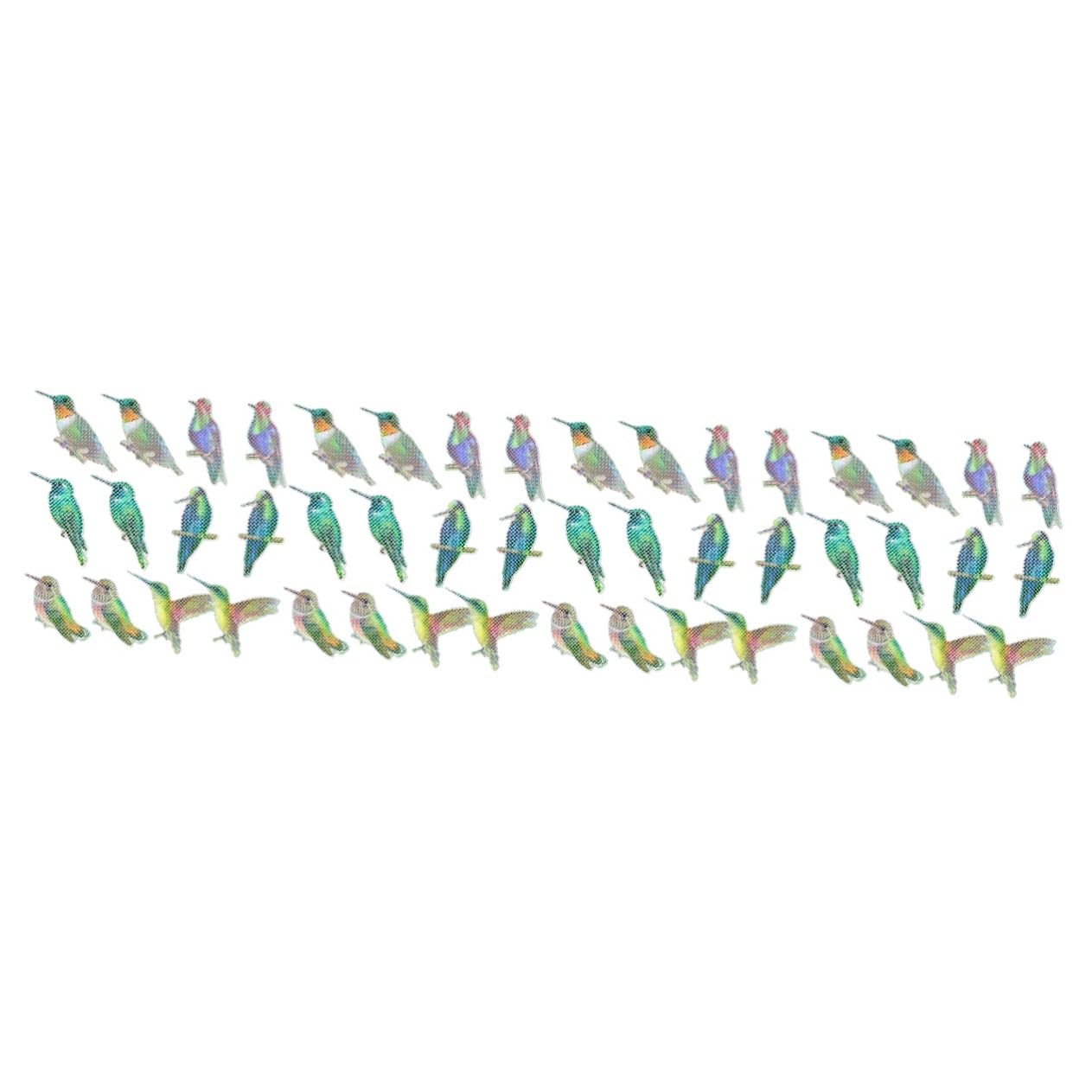 PRETYZOOM 24pares Calcomanías Magnéticas Para Ventanas De Pegatinas Anticolisión De Hummingbirds Decorativas y Reutilizables Para Proteger Aves Hogares y Oficinas