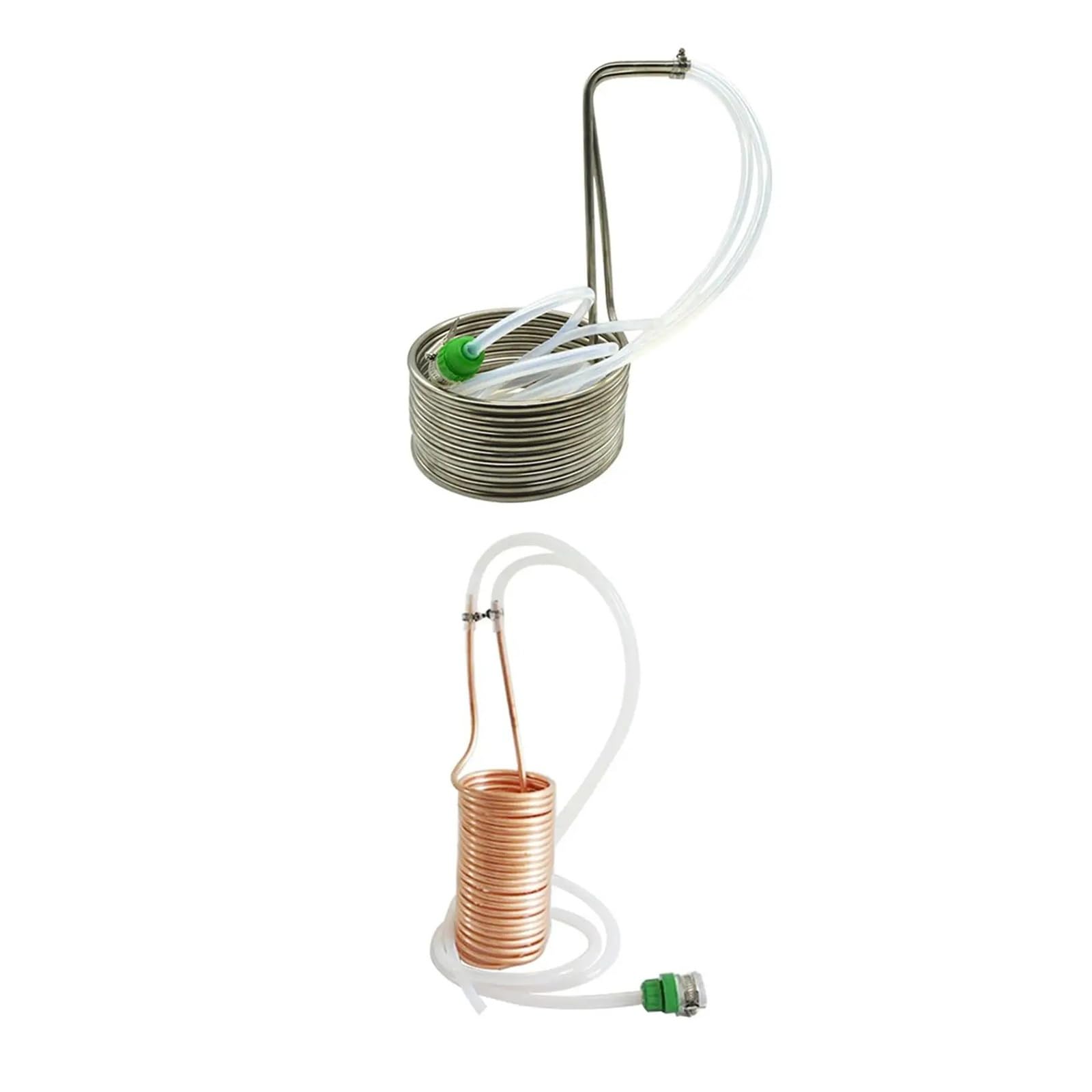 Serpentín Enfriador de Mosto Tubo de Acero Inoxidable Suministros de Cocina Restaurante Accesorio de elaboración de Cerveza casera Hotel Acero Inoxidable Amplia Gama de Aplicaciones(Copper)
