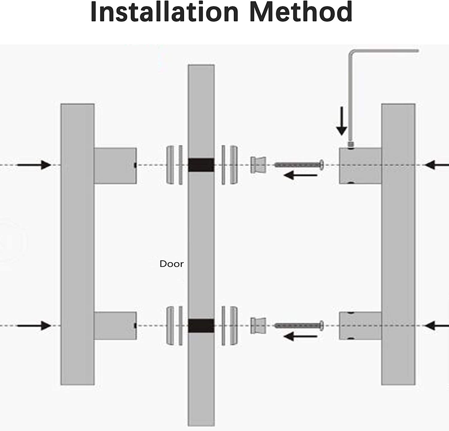 Maniglie In Ghisa Pesante Per Porte Fienile E Cancelli - Foto 3
