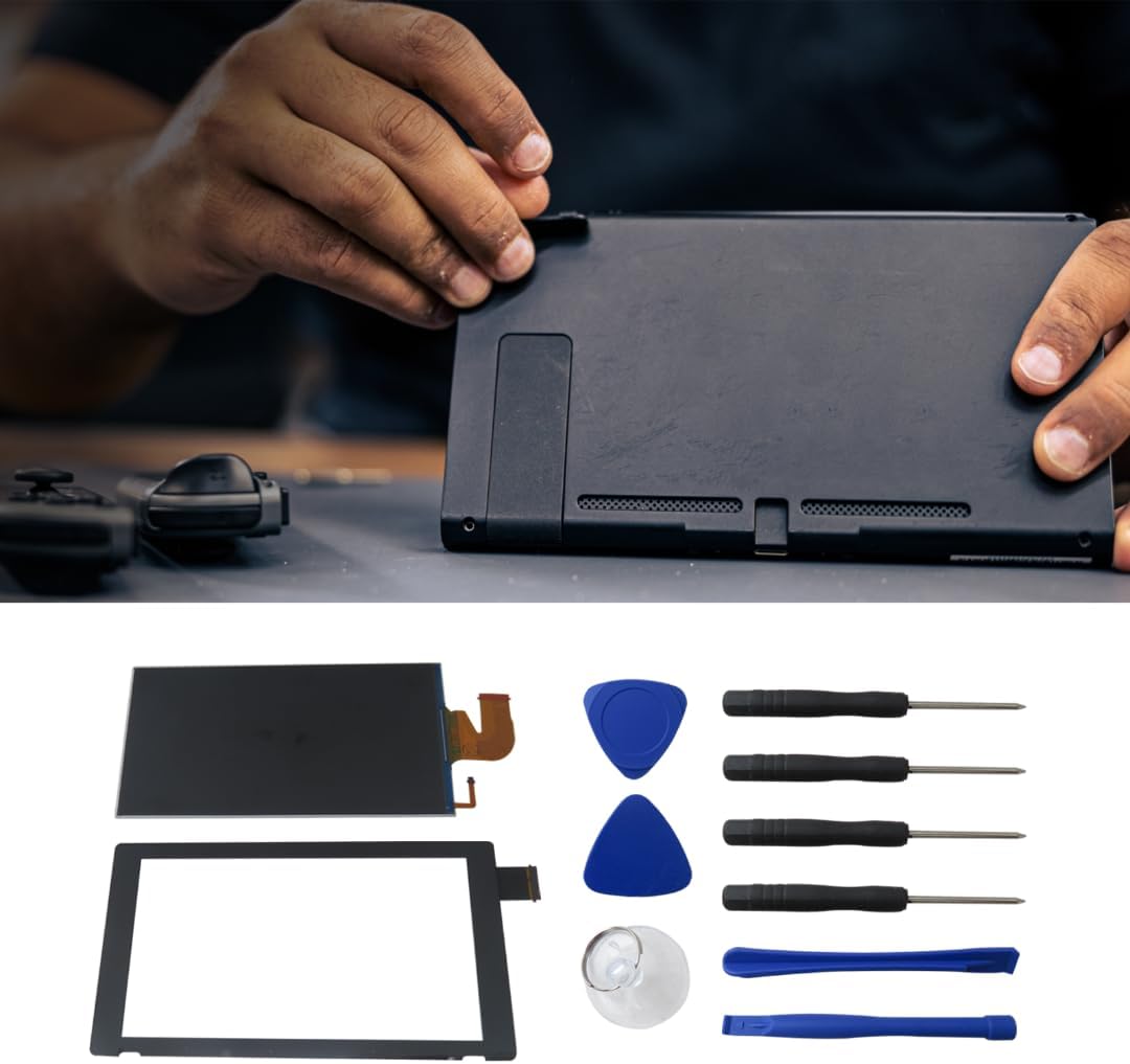 Replacement LCD Screen For Nintendo Switch Touch Screen Replacement For V1 Digitizer Sensor HAC-001 Touch Pannel Glass Repair kits
