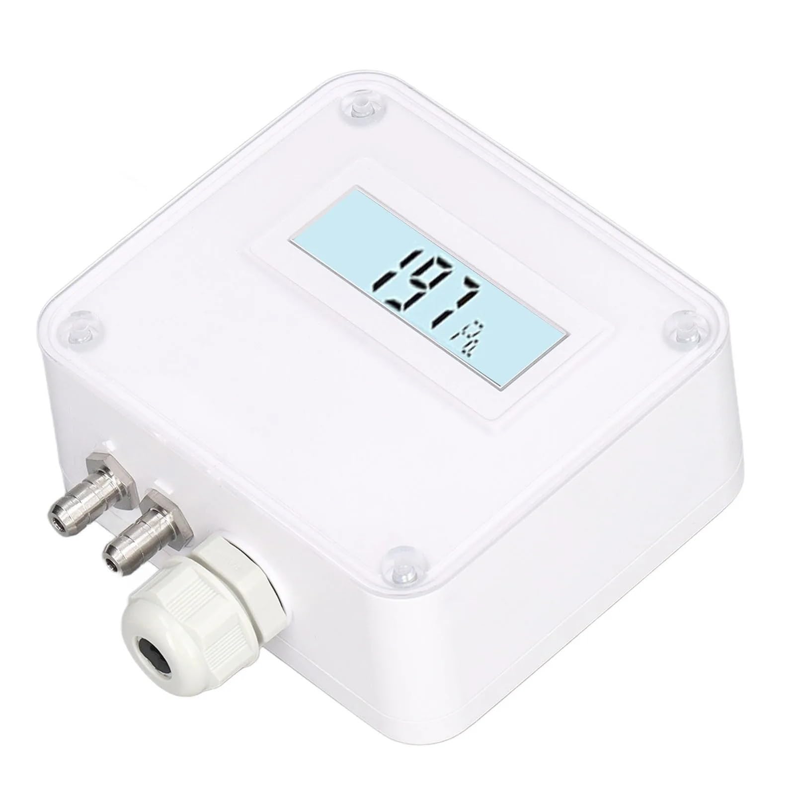 Amrttwy 0-10V Pressure Transmitter, Pressure Transmitters Differential Sensor, Transmitter, Air Monitor With Intelligent Digital Display(,±50Pa)