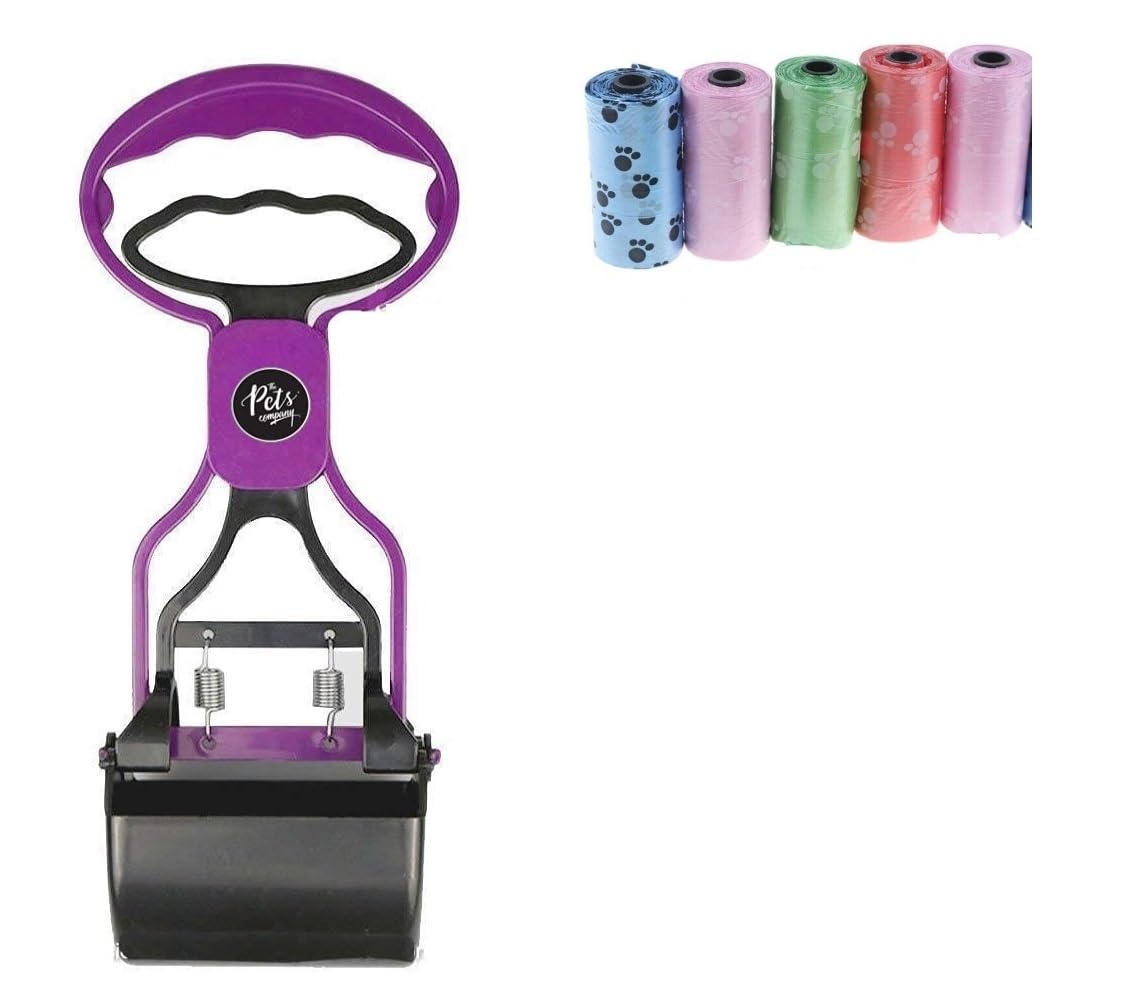 The Pets Company Dog Poop Scooper, Medium + Dispenser Fitting Dog Poop Bags, 75 Bags (B0CNHD7L47) Amazon Price History, Amazon Price Tracker