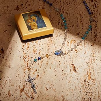 Nazareth Store Rode Koraal Kralen Rozenkrans Ketting Katholieke Sint