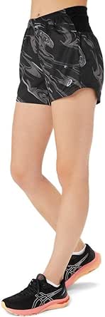 asics(アシックス) ランニングウェア ランニンググラフィックマルチポケット4インチパンツ 2012C794 レディース