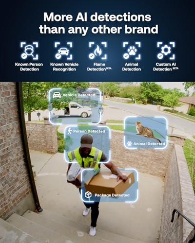 Arlo Pro 6 Security Camera Outdoor Wireless, 2K+ HDR, Battery Operated Outdoor/Indoor Camera, Advanced Colour Night Vision, Dual-Band WiFi, Auto tracking, Arlo Secure Trial Included, 1 Camera, White - Image 4