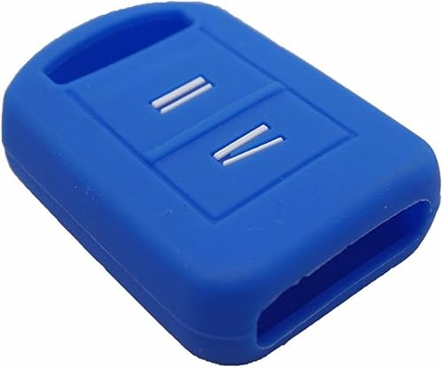 Miniatura 3 de Toiumops Funda para llave de coche para Opel Astra H J G Corsa Insignia Zafira Vectra Mokka, funda de silicona para llave de coche de 2 botones