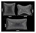 AIHUA Store Fashion Crystal Car Headress Cuello Almohadas Cinturón de cinturón de Seguridad Cojín de Cintura Soporte de Cintura Auto Accesorios Interior Conjunto (Color : 3pcs)