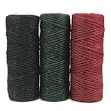 Länge Jeder Rolle : 164-Fuß=50 Meters, insgesamt: 150m; Drahtdurchmesser 2mm, 2-lagig Reißfest, Einfach zu bedienen