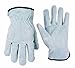 CLC Custom Leathercraft 2054L Split Cowhide Drivers Gloves, Large , White