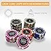 300 Chips Professional Poker Chip Set with Aluminum Case, 11.5 Gram Composite Clay Chips, 2 Decks of Cards, 5 Dice & Dealer Button - Perfect for Texas Holdem, Blackjack, Casino Night (300 pcs)