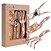 FLORA GUARD 3 Piece Aluminum Garden Tool Set with Purple Print - Trowel, Cultivator, Pruning Shear, Gift Set for Gardening Needs (red)