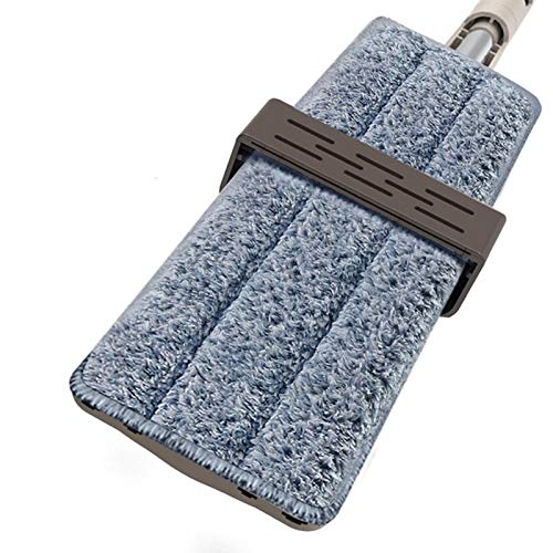 Recambio de fregona de Microfibra Mopas Planas Reutilizables Mango de Aluminio Limpieza de Pisos para el hogar